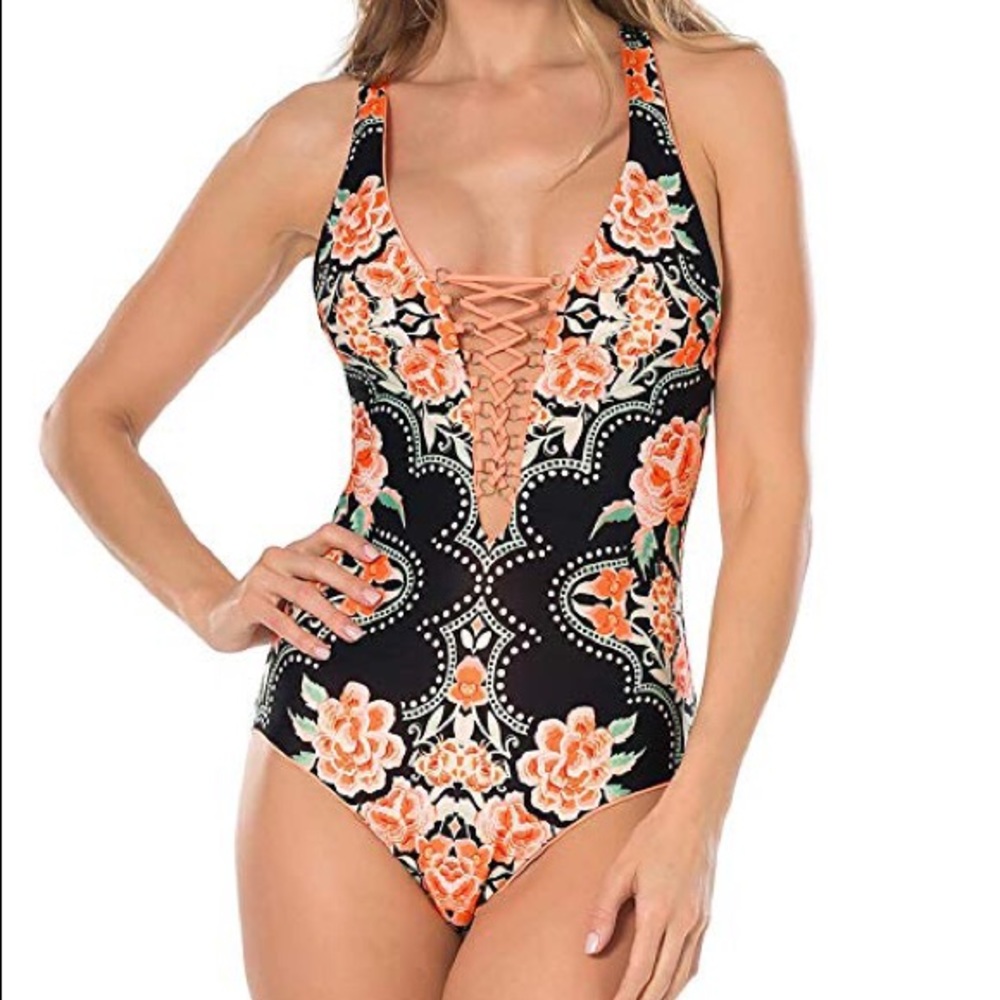 Becca one piece swimsuit: size medium